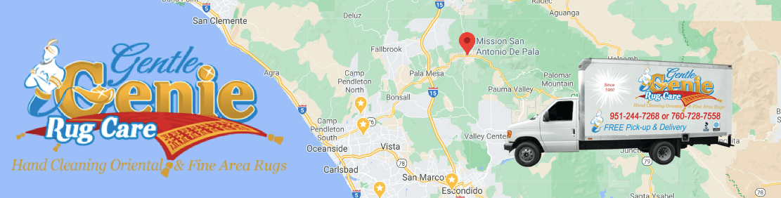 Pala California fine area rug cleaning